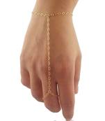 Simple Golden Chain Hathphool