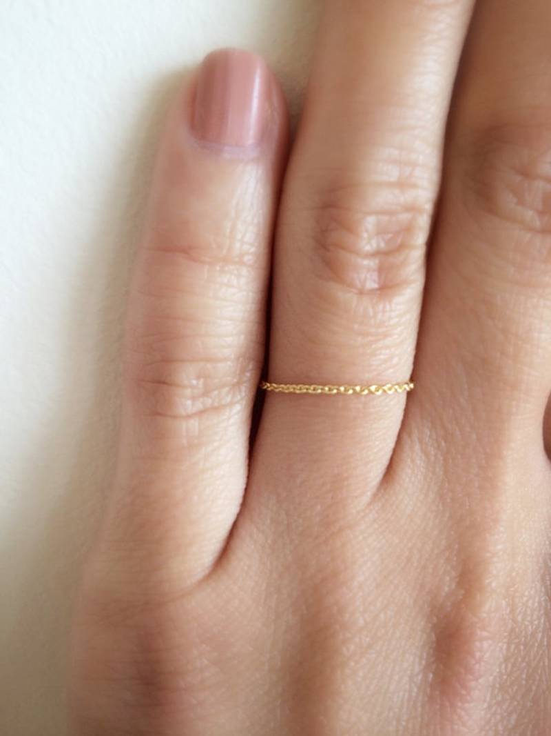 SENIA Chain Ring in Gold & Silver | REVOLVE