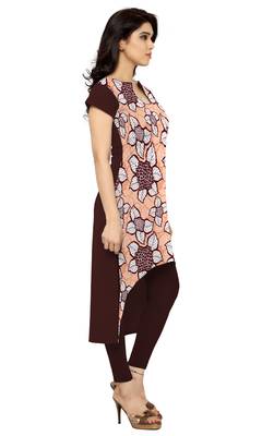 multicolor printed crepe stitched kurti 2