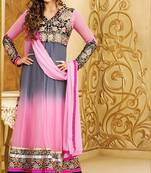 Tv Serial Actress Sangeeta Ghosh Pink And Gray Suit Collection