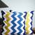 Blue And Yellow Zig Zag Colour Pop Cushion Covers