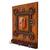 Wooden ganesha three key holder with kundan work