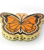 Butterfly shape jaipuri gold minakari dryfruit box