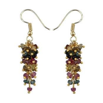 Satisfying Tourmaline Beads Earrings For Women 1