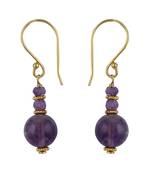 Facinate Amethyst And  African Amethyst Beads Earrings For Women