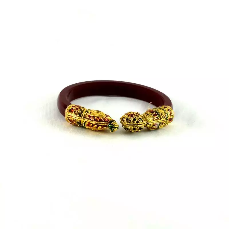 Preety Bangles Kara Colour Maroon