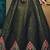 dark and green Printed silk lehenga with choli