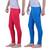 Red and Ink Blue plain Cotton leggings-combo