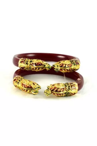 Acrylic Bangles Colour Red