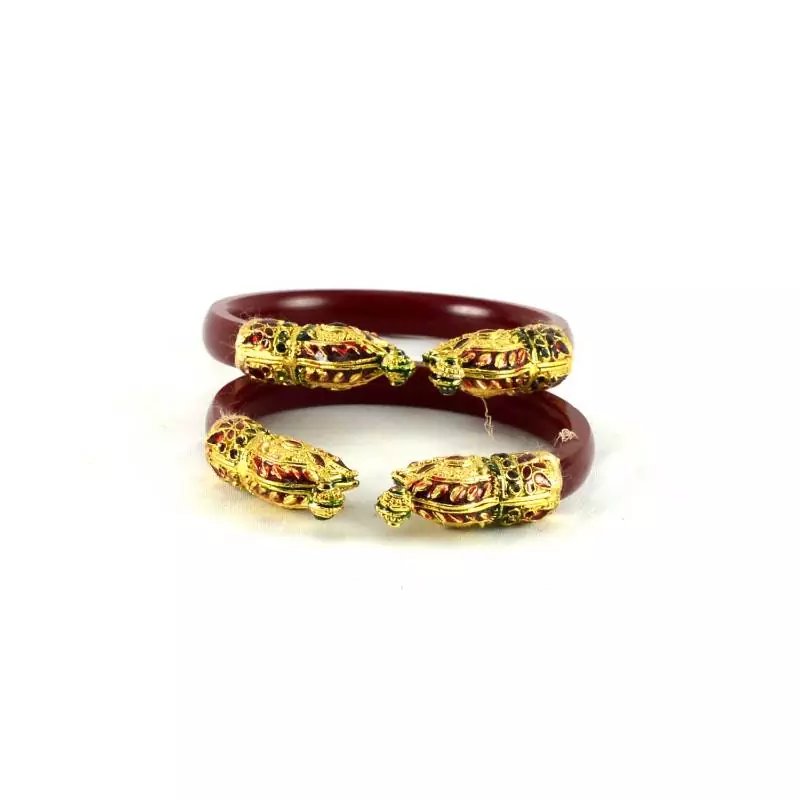Acrylic Bangles Colour Red