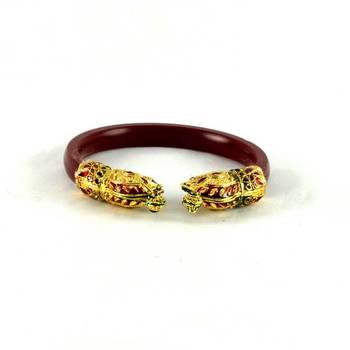 Acrylic Bangles  Kara Colour Red 1