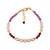Pink, White And Red Colored 7 inch Bracelet with Extension
