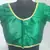 Dupion Silk Saree Blouse X193G Green Muhenaera Presents Vamas Designer Collection