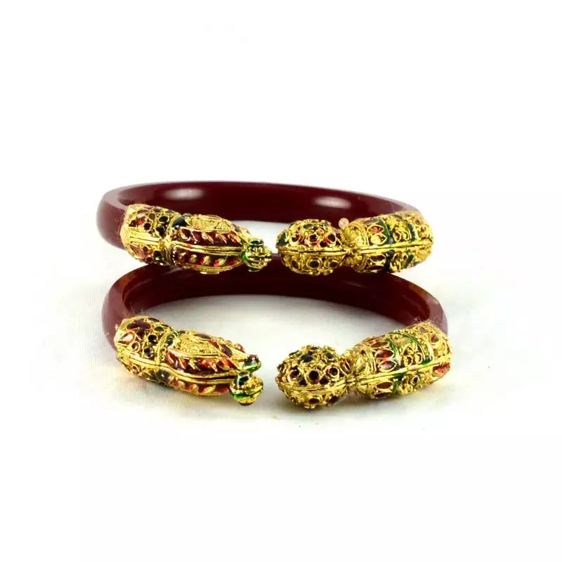 Designer Bangles  Colour Red