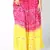 Amazing Pink Yellow Bandhej Hand Work Skirt