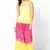 Amazing Pink Yellow Bandhej Hand Work Skirt
