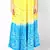Lemon Turquoise bandhej Hand Work Skirt