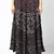 Stunning Black Cotton Bandhej Skirt
