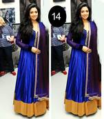 Sridevi Blue Gown Suit