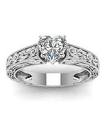 Asian Jewelry Indian Handmade White Cubic Zirconia Studded Pure Silver Ring