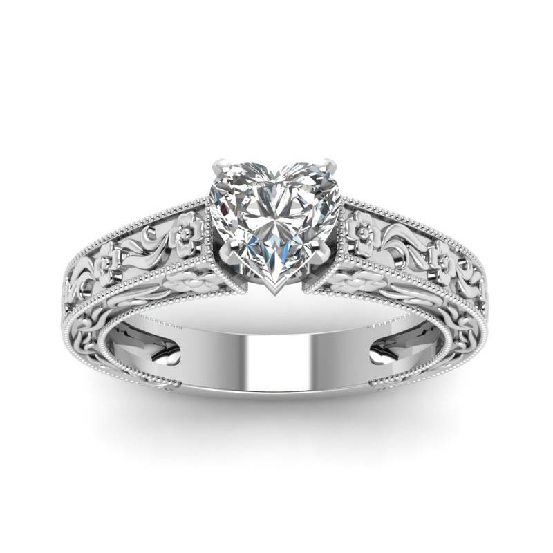 Asian Jewelry Indian Handmade White Cubic Zirconia Studded Pure Silver Ring