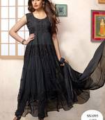 Black Designer  Anarkali Suit