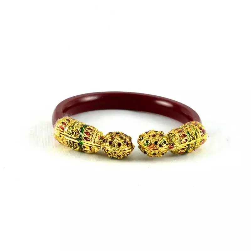 Designer Bangles  Kara Colour Red