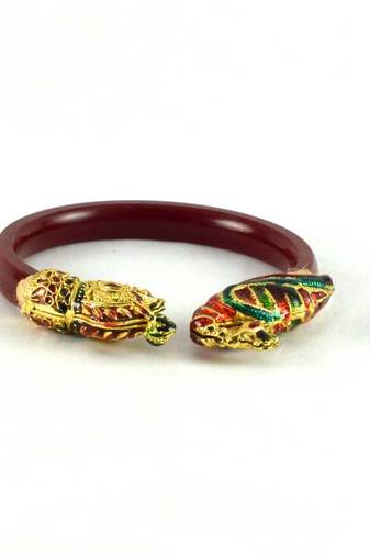 Designer Bangles  Kara Colour Red