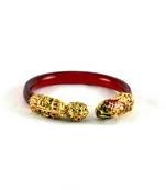 Striking  Bangles Kara Trans Red