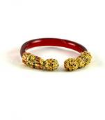 Dazzling Bangles  Kara Trans Red