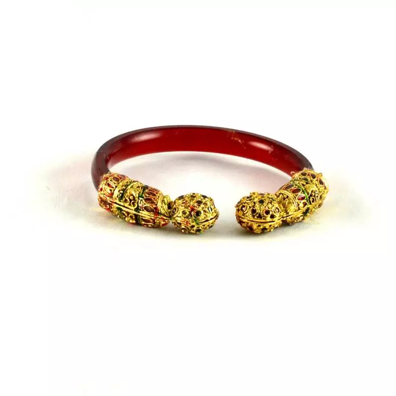 Dazzling Bangles  Kara Trans Red