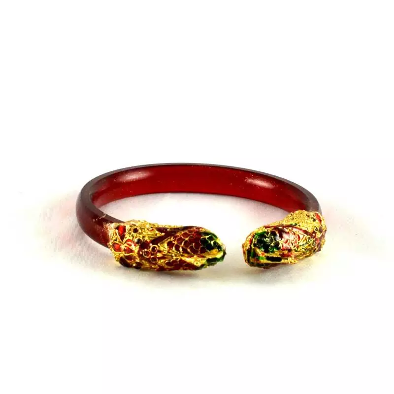 Designer Bangles Trans Kara Red