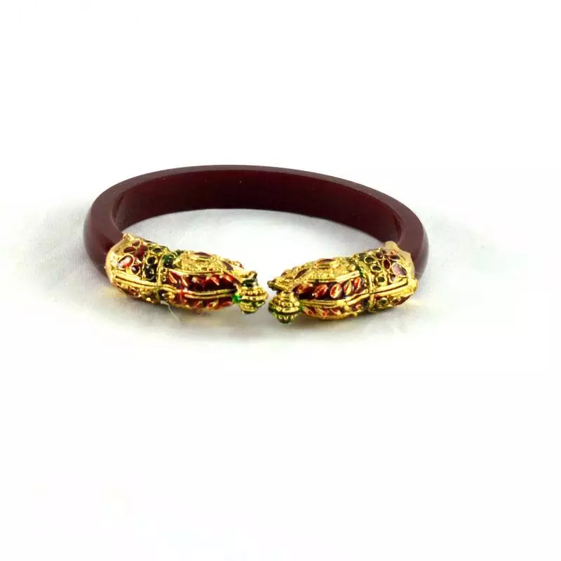 Exclusive Bangles Kara Colour Maroon