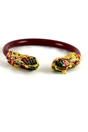 Alluring Stretchable Bangles Kara Colour Red
