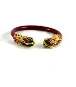 Alluring Stretchable Bangles Kara Colour Red