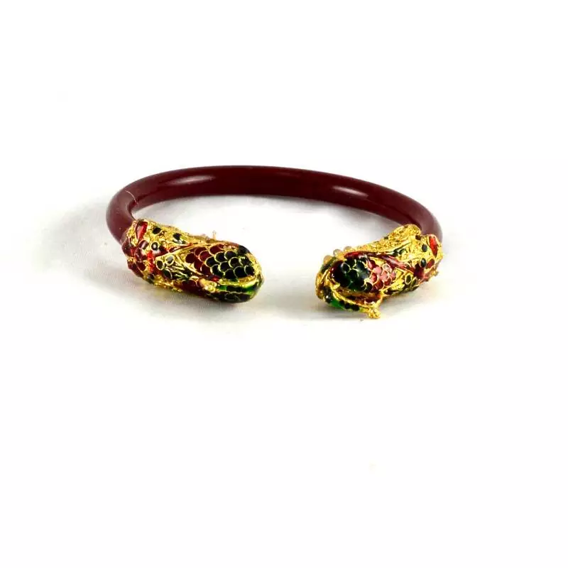 Alluring Stretchable Bangles Kara Colour Red