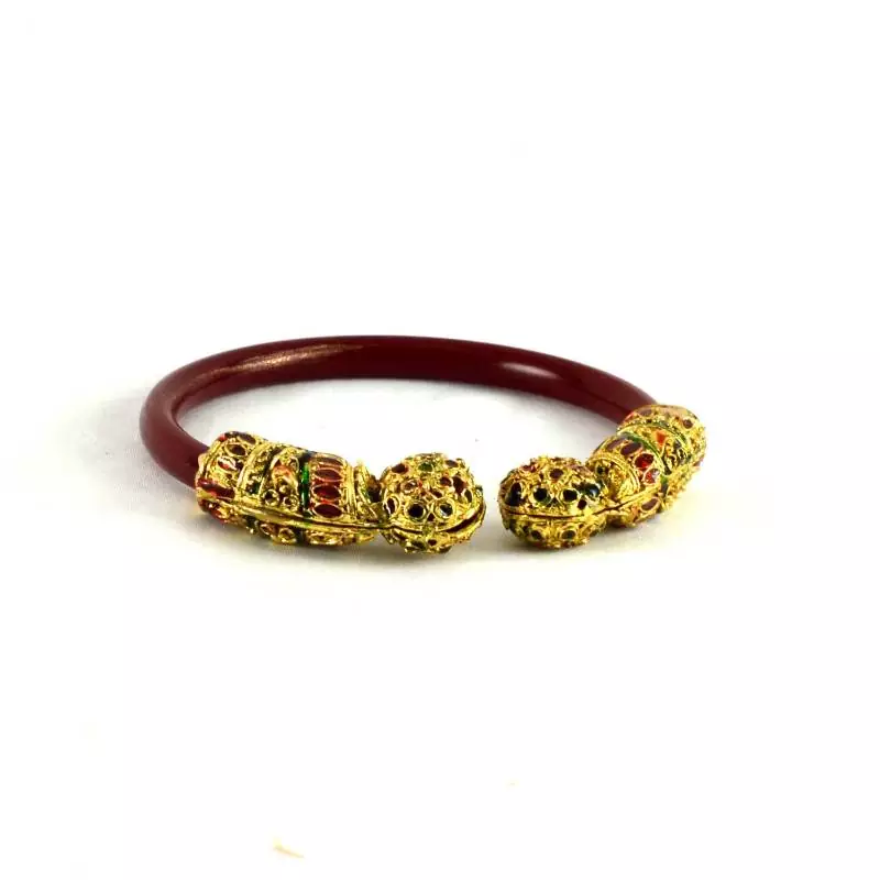 Wonderfull Stretchable Bangles Kara Colour Red
