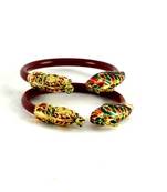 Radiant Stretchable Bangles Colour Red