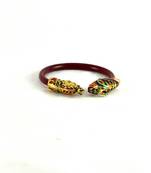 Multicolour Stretchable Bangles Kara Colour Red