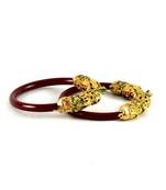 Colourfull Stretchable Bangles Colour Red