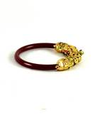 Striking Stretchable Bangles Kara Colour Red
