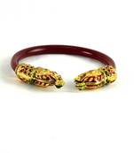 Alluring Stretchable Bangles Kara Colour Red