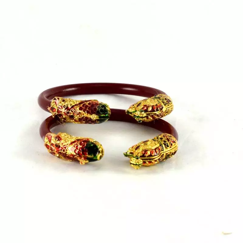 Acrylic Stretchable Bangles  Colour Red