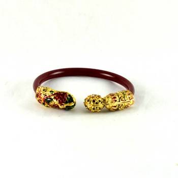 Lovely Stretchable Bangles Kara Colour Red 1