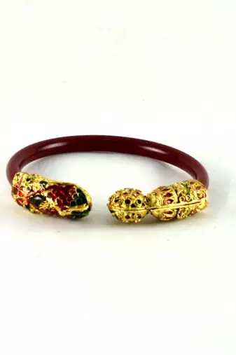 Lovely Stretchable Bangles Kara Colour Red
