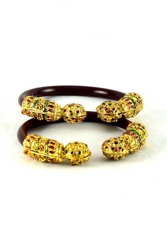Traditional  Stretchable Bangles Colour Maroon