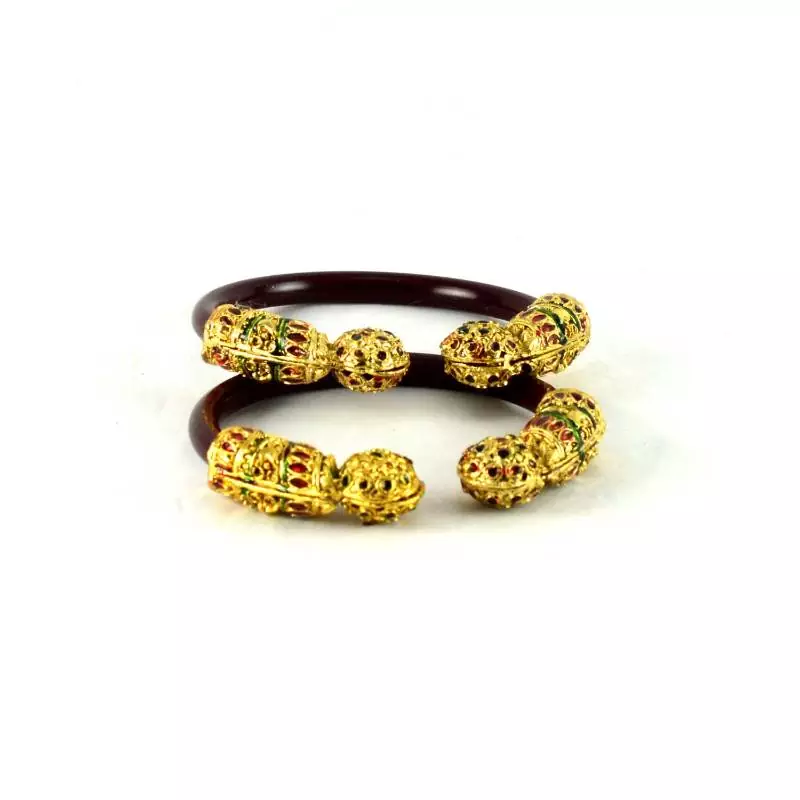 Traditional  Stretchable Bangles Colour Maroon