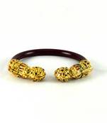 Designer Stretchable Bangles Kara Colour Maroon