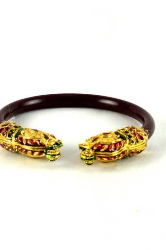 Sizzling Stretchable Bangles Kara Colour Maroon