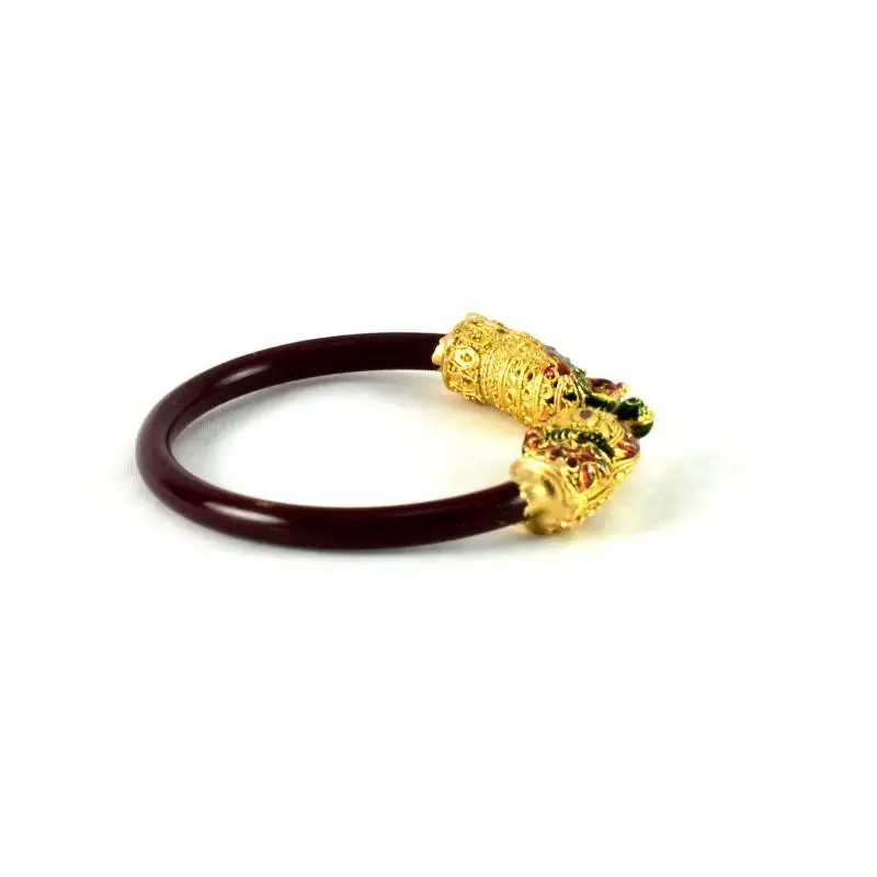Attractive Stretchable Bangles Kara Colour Maroon